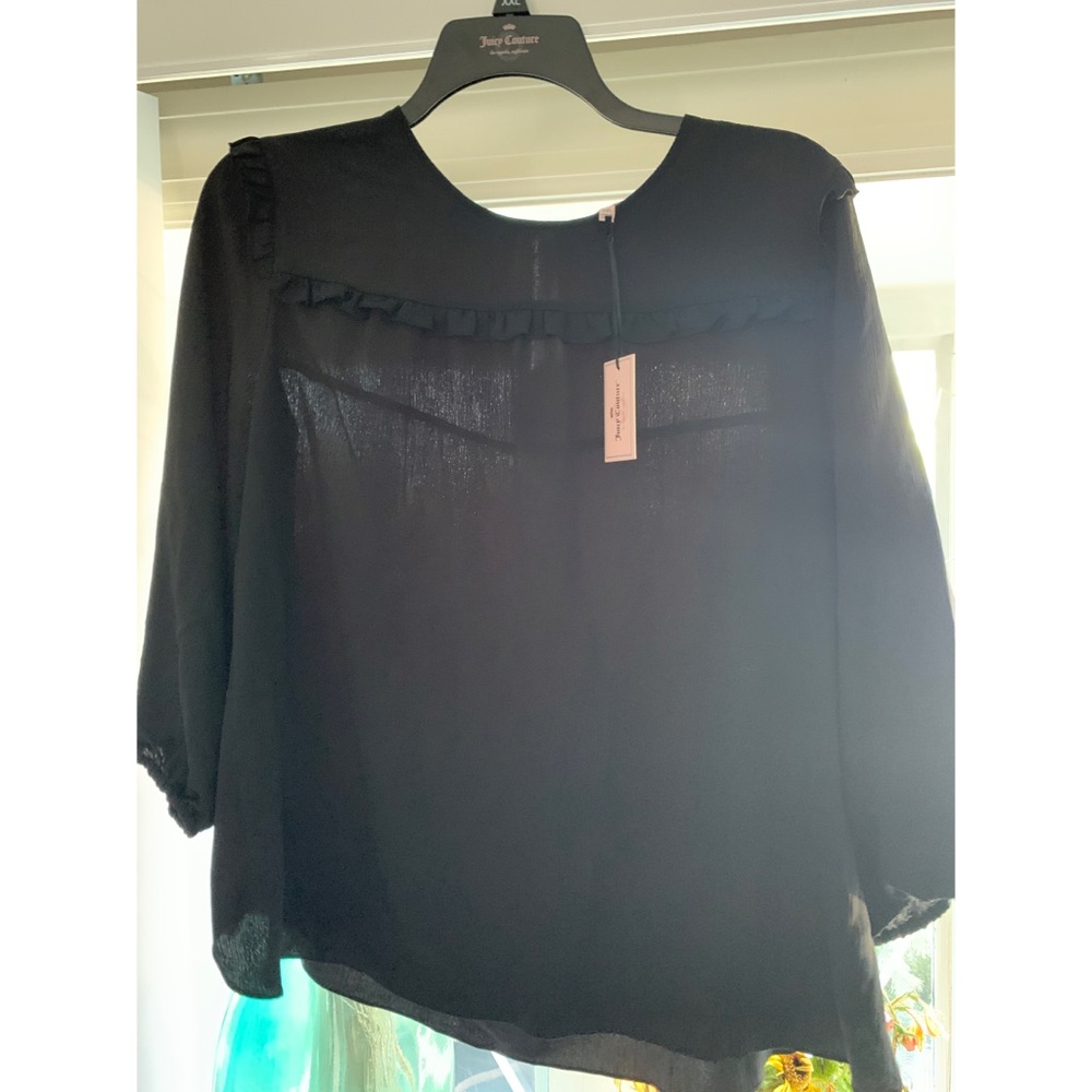 Juicy Couture Black Blouse
